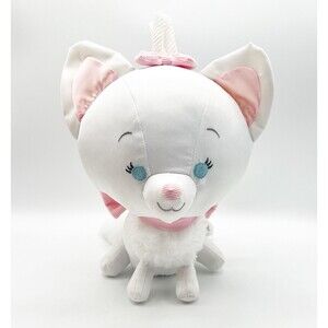 Disney Parks Aristocats Marie 12 Inch Plush Cat Big Head White Stuffed Animal